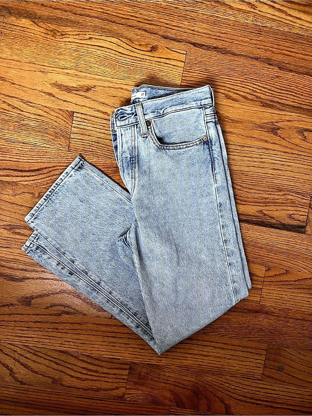 Levi's Wedgie Straight Ankle Women's Jeans Blue Waist 27